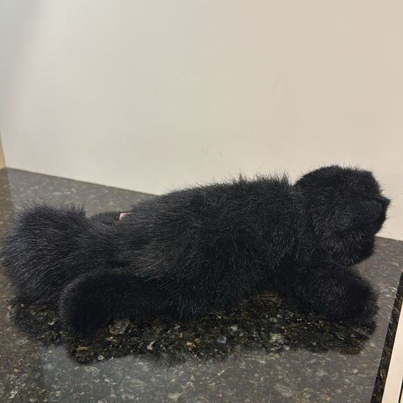 TY VINTAGE 1997 CLASSIC LICORICE BLACK CAT STUFFED ANIMAL PLUSH TOY - Picture 4 of 8